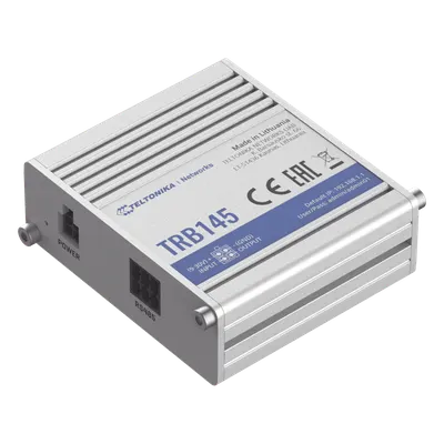 Gateway industrial Teltonika TRB145 con LTE Cat 1 y puerto RS485