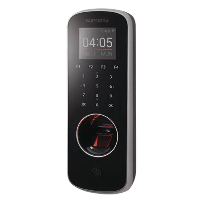Lector de Control de Acceso Biométrico / Pantalla LCD 2.0" / TCP-IP y RS-485 / Lector EM 125kHz / 500,000 Usuarios / 0.23 x 0.66 x 0.14 ft