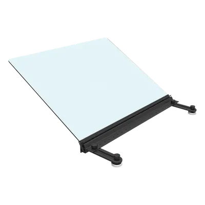 Deflector Vertical para Rack / 24 in Ancho Gabinete / 10.90 x 23.60 x 22.50 in / Policarbonato PVC / Montaje Magnético / Pasillo Frío/Caliente / Paneles Transparentes