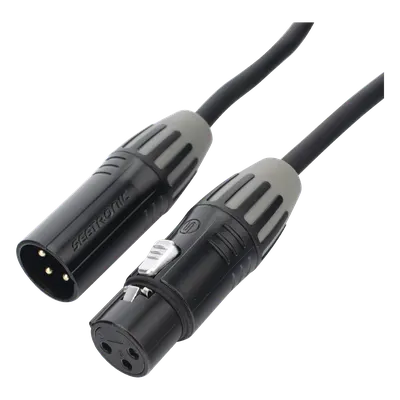 Cable XLR COSMICONN CMC-MF3-MM3-L-3M de 3 m con triple blindaje