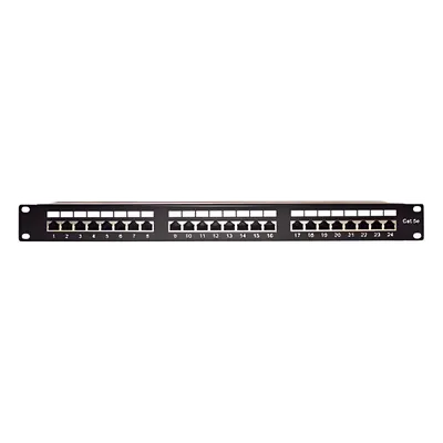 Panel de parcheo LINKEDPRO LP-PP-530 Cat5e STP de 24 puertos