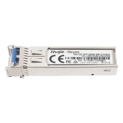 Transceptor SFP industrial RUIJIE NIS-GE-SFP-20KM-SM1310-BIDI, 20 km