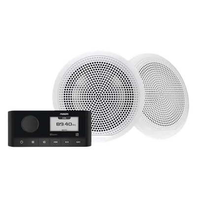 Sistema De Audio Marino / 2 Zonas / Bluetooth 10 m (32.8 ft) / IPX6 / Pantalla 2.7" / 180W Pico / Bocinas 6.5"