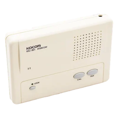 Intercomunicador Manos Libres / 1 Extensión / Alcance 200 m (656.2 ft) / Cable 2 Hilos / Montaje en Pared