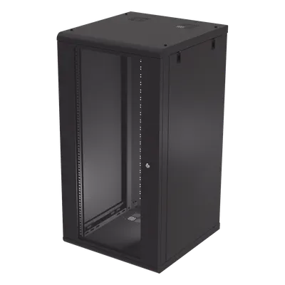 Gabinete de Pared 24U / 635 mm Profundidad / 19 pulgadas / Acero Reforzado / 100 kg Carga / 2.08 ft Profundidad