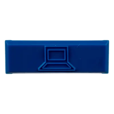 Iconos de datos PANDUIT CIDBU-C para jacks Mini-Com, azules