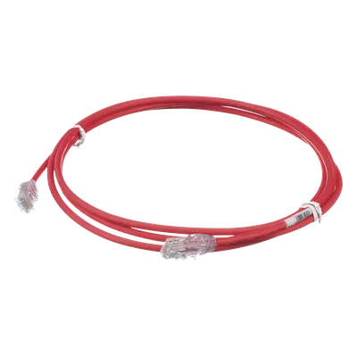 Cable de parcheo Panduit UTP28X7RD Cat6A, 2.13 m, color rojo