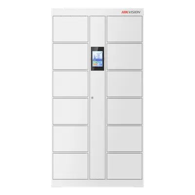 Locker inteligente Hikvision DS-KLM28-12 con reconocimiento facial