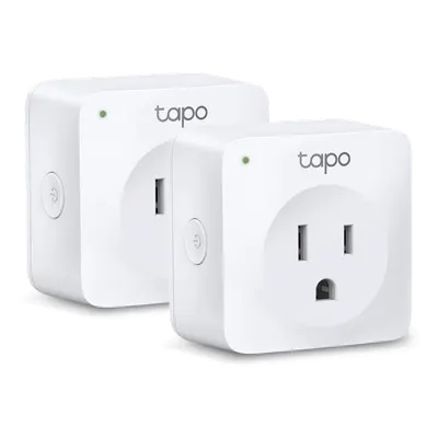 Enchufe inteligente TP-Link Tapo P100-2P Wi-Fi, paquete de 2
