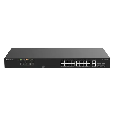 Switch PoE+ RUIJIE RG-ES118FGS-LP con 16 puertos y uplinks Gigabit