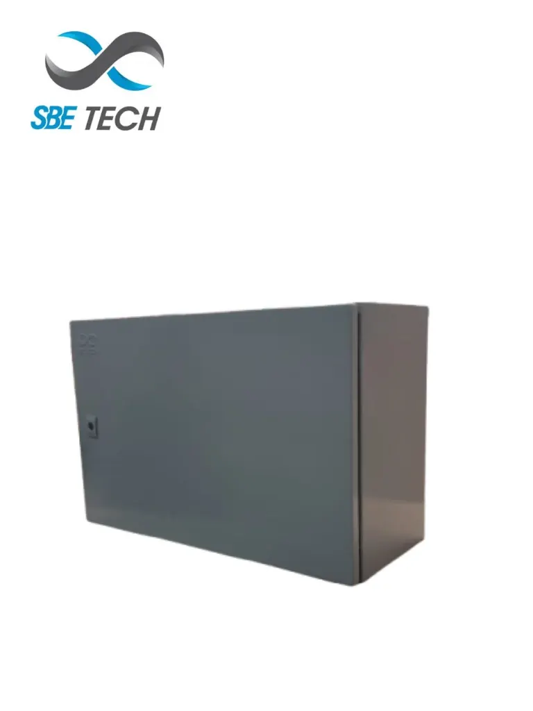 SBE TECH SBE-405025 Gabinete metálico / Alto 40.0 cm/ Ancho 50.0 cm/ Profundidad 25.0 cm grado IP 65 NEMA 4