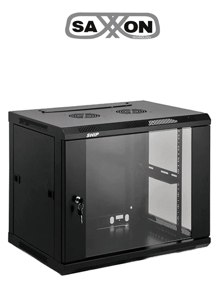 Gabinete de pared SAXXON SA.6612.01 fijo de 12U y 60 kg