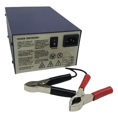 Cargador de Baterías SLA/VRLA / 12 V / 40 a 120 Ah / Entrada Universal 100-240 V AC / Tecnología Switching Sin Transformador / Carga Rápida con Flotación Automática