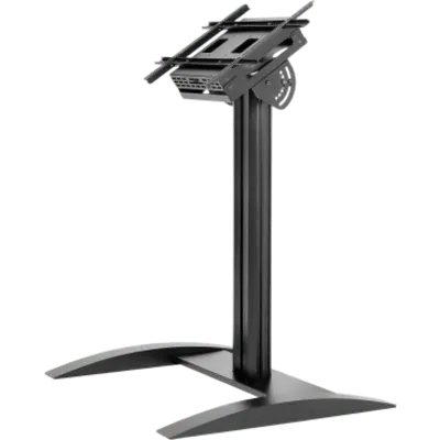Soporte Kiosco Universal / Para Pantallas de 32" a 75" / Patrón de Montaje 200 x 200 a 600 x 400 mm / Inclinación +90° / Almacenamiento para Reproductor Multimedia / Gestión Interna de Cables / Carga Máxima 150 lb