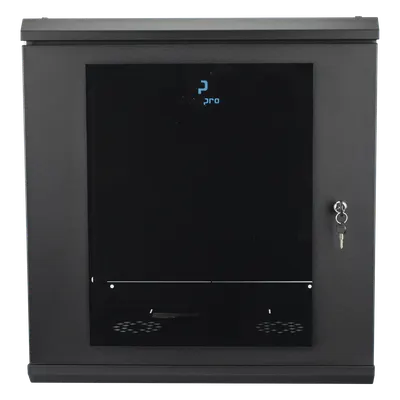 Gabinete rack de pared LINKEDPRO SR-19-12-GN3G de 12U y 19 pulgadas
