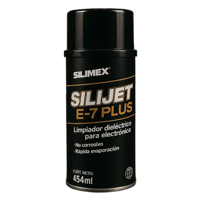 Limpiador dieléctrico industrial SILIMEX SILIJET-E-7-PLUS de 454 ml