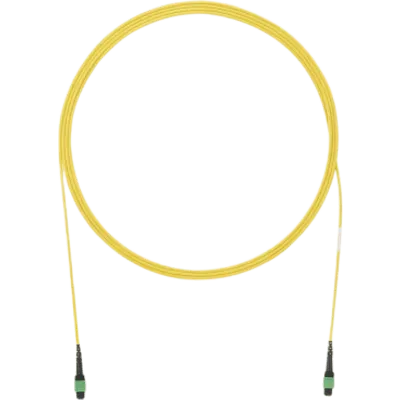 Cable de Interconexión de Fibra Óptica / 12 Fibras Monomodo OS2 / PanMPO Hembra-Hembra / Polaridad A / LSZH / 1.5 m (4.92 ft)