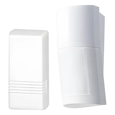 Detector PIR exterior OPTEX QXI-R-WH inalámbrico de 120° y 12 m