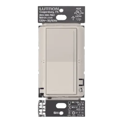 Atenuador de Pared Táctil / LED+ 250 W / 3 Vías / Neutro Requerido / RadioRA 3 / Taupe