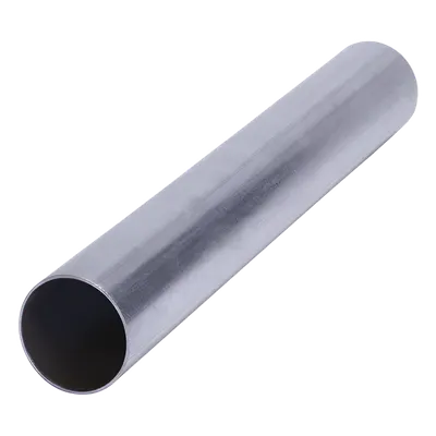 Tubo conduit / Pared delgada / 2 1/2" (63.5 mm) / 3 m (9.84 ft) / Sin cople ni rosca / Galvanizado