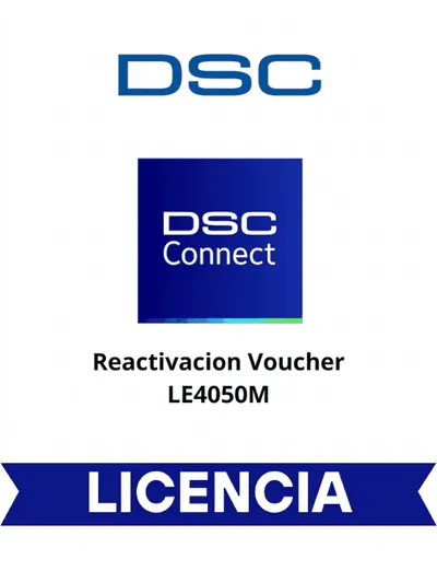 Voucher de reactivación DSC LE4050-REACTIV para DSC Connect
