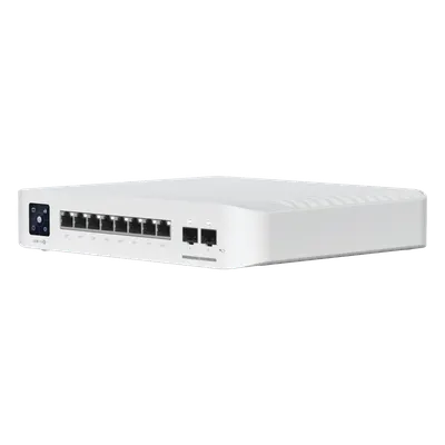 Switch administrable UBIQUITI USW-PRO-8-POE con PoE y SFP+
