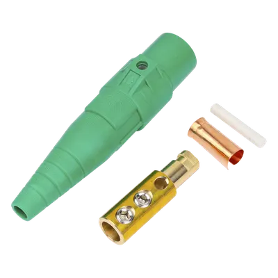 Conector Camlock macho EPCOM PROAUDIO EP-CAMLOCK-400A-M-GREEN de 400 A