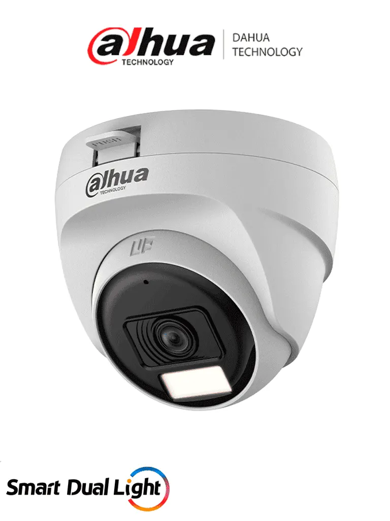 Cámara domo Dahua DH-HAC-T1A51N-U-IL-A de 5 MP con audio