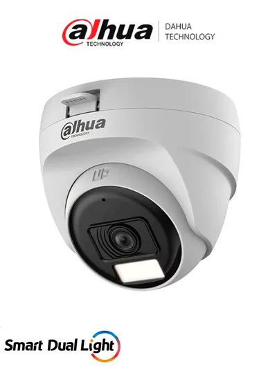 Cámara domo Dahua DH-HAC-T1A51N-U-IL-A de 5 MP con audio