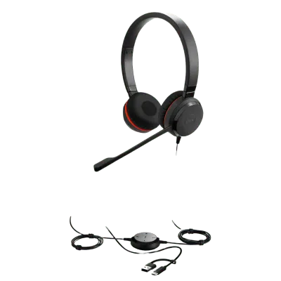 Auricular profesional Jabra Evolve 30I con conexión USB-C/A