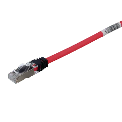 Patch Cord Cat6A / Blindado S/FTP / CM/LSZH / 2.74 m (9 pies) / 26 AWG / Rojo