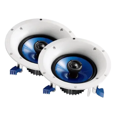 Bocinas de Plafón / 2 Vías / Woofer 6.5" / 110W / 8 Ohms / Par / Color Blanco