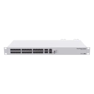 Cloud Router Switch / Dual OS / 24x 10G SFP+ / 2x 40G QSFP+ / 640 Gbps / 252 Mpps / Redundante