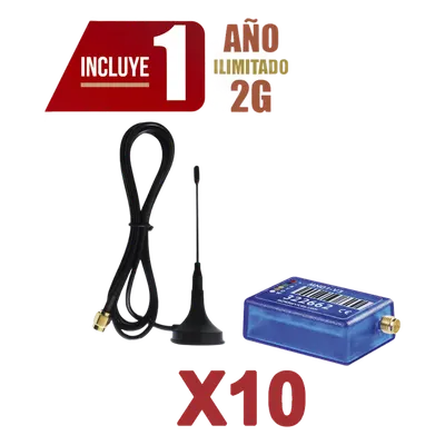 Kit de comunicadores de alarma M2M SERVICES KIT10MINI012G con app 2G