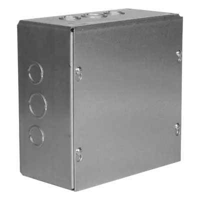 Caja de conexiones RACO HUB-SC-0808-04G de acero galvanizado