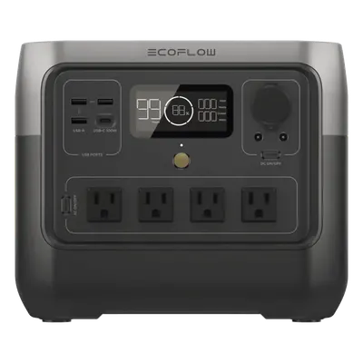 Estación de Energía Portátil / 768 Wh / 4 AC 800 W (Max. 1600 W) / USB-C 100 W / Carga Completa 1 Hora / Wi-Fi y Bluetooth / Carga Solar 220 W