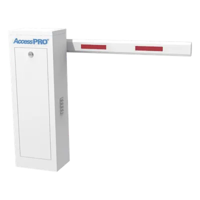 Barrera vehicular AccessPRO KT-XBS-6MR con brazo telescópico de 6 m