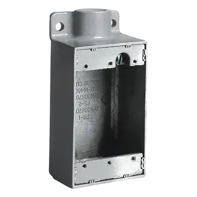Caja eléctrica rectangular Hubbell Killark HUB-FS-2 para ambientes húmedos