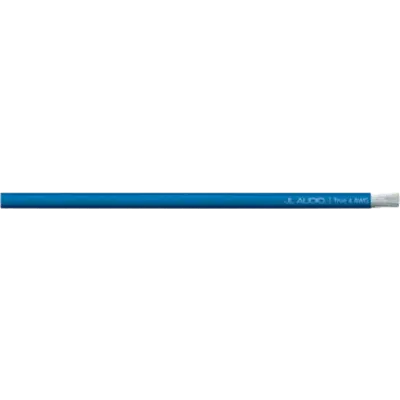 Cable de Alimentación / Calibre 4 AWG Real / Longitud 100 pies (30.48 m) / Cobre Puro OFC / 1,862 Hebras / Cobre Estañado / Recubrimiento PVC / Capacidad Hasta 100 A / Uso Marino / Color Azul Translúcido / Presentación en Rollo