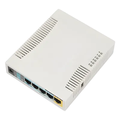 Router MikroTik RB951Ui-2HnD con WiFi de 2.4 GHz y 5 puertos
