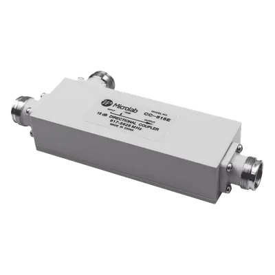 Acoplador direccional / 15dB / 617-5925MHz / 300W promedio / -161dBc PIM / 4.3-10 / IP67 / 1kW pico