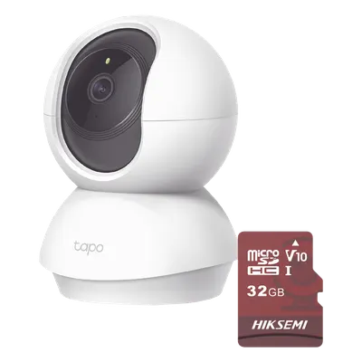 Cámara Wi-Fi TP-Link Tapo C200 con giro 360° y microSD de 32 GB