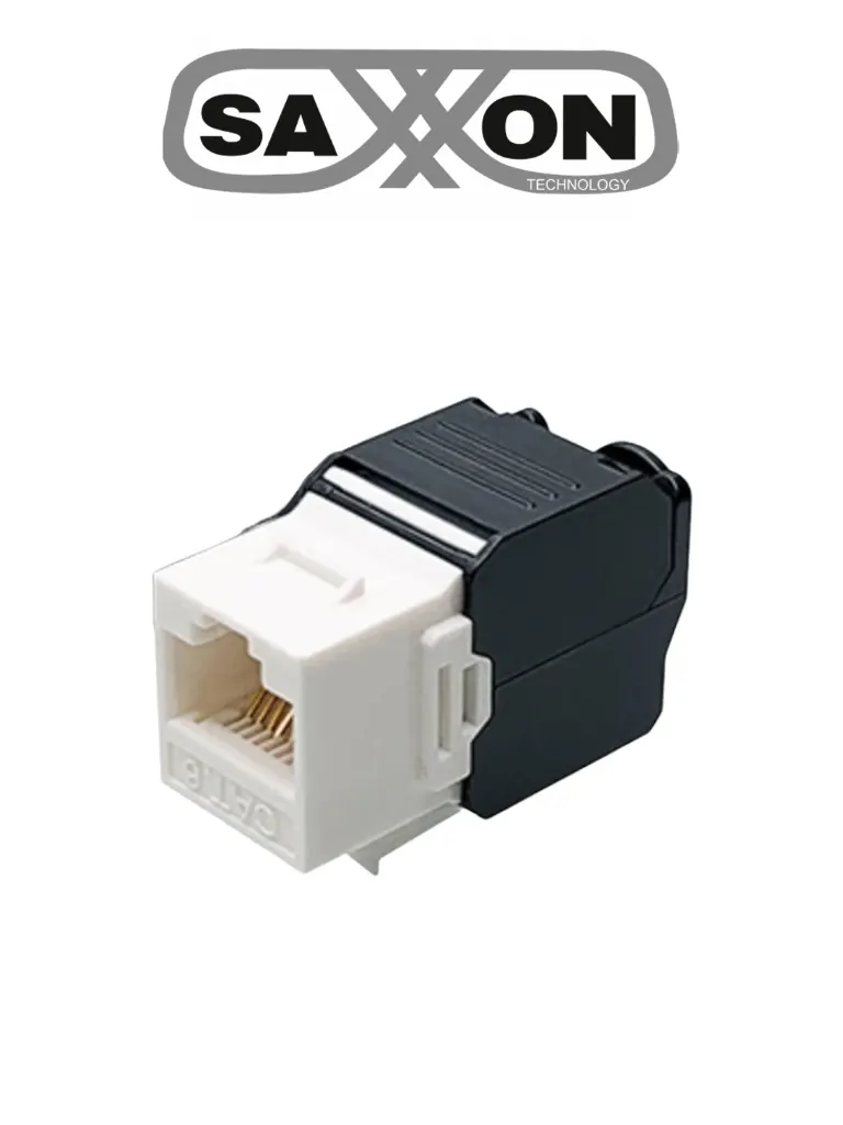 Jack Keystone RJ45 Cat6 SAXXON M242-C6 de instalación sin herramientas