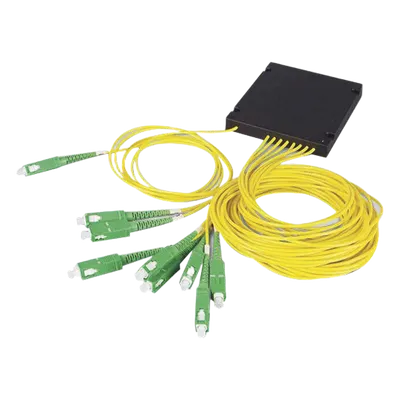 Splitter Óptico PLC / 1:8 / SC/UPC / 1260-1650 nm / -40°C a 85°C / Pigtail 1.0m