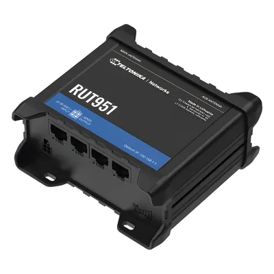 Router industrial Teltonika RUT951 con 4G LTE y Dual SIM