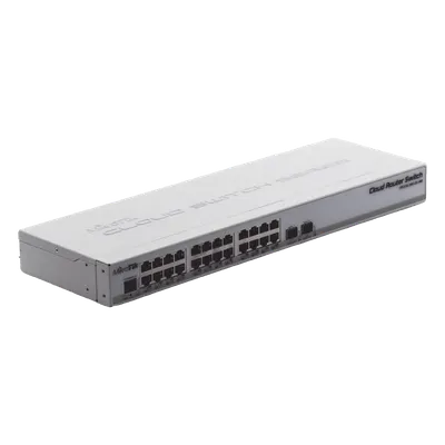 Switch MikroTik CRS326-24G-2S+RM de 24 puertos Gigabit y 2 SFP+