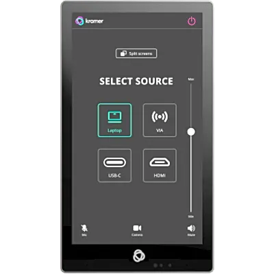 Panel Táctil 5.5" IPS | Resolución 720x1280 | Multi-Touch | Android 11 | PoE 802.3af | Wi-Fi 6 | Altavoz y Micrófono Integrados | Montaje en Pared | Kramer