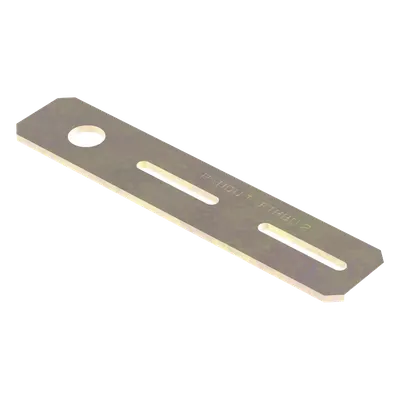 Soporte de Montaje a Techo / Canaleta FiberRunner 2x2 y 4x4 / Varilla Roscada 1/2" / Acero Negro / 152.4 mm (6 in) Ancho