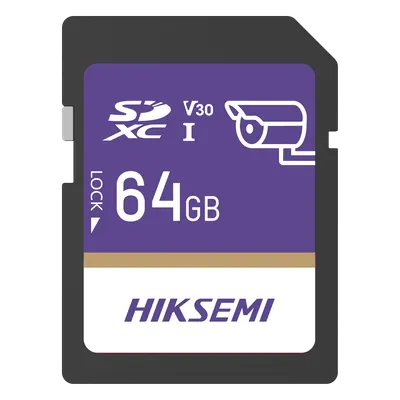 Tarjeta SD HIKSEMI GuardPro P10 de 64 GB para videovigilancia 24/7