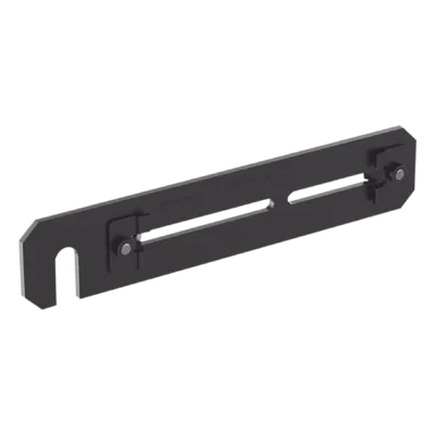 Soporte de Montaje a Techo / Canaletas FiberRunner 4x4 y 6x4 / Varilla Roscada 1/2" / Acero Negro